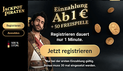 Jackpot Piraten 50 Freispiele